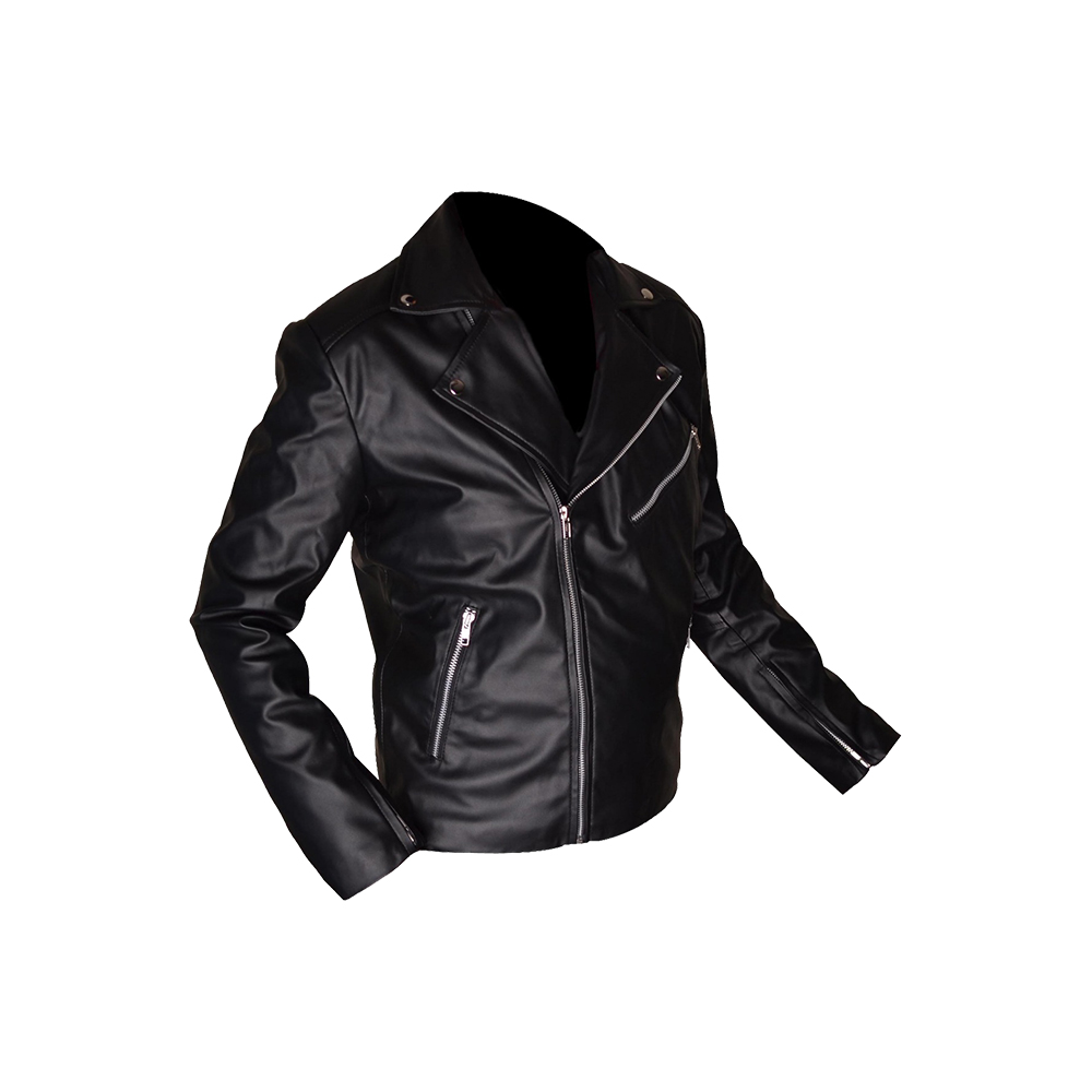 High Style Men's Biker Genuine Leather Jacket /Wholesale Down Collar Leather Biker Jacket for Men/Cowhide Genuine Leather Jacket
