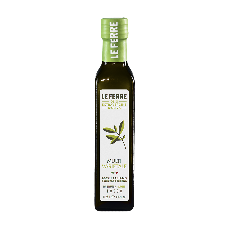 100% Italian Extra Virgin Olive Oil - Multivarietale Blend for dressing 0,25L