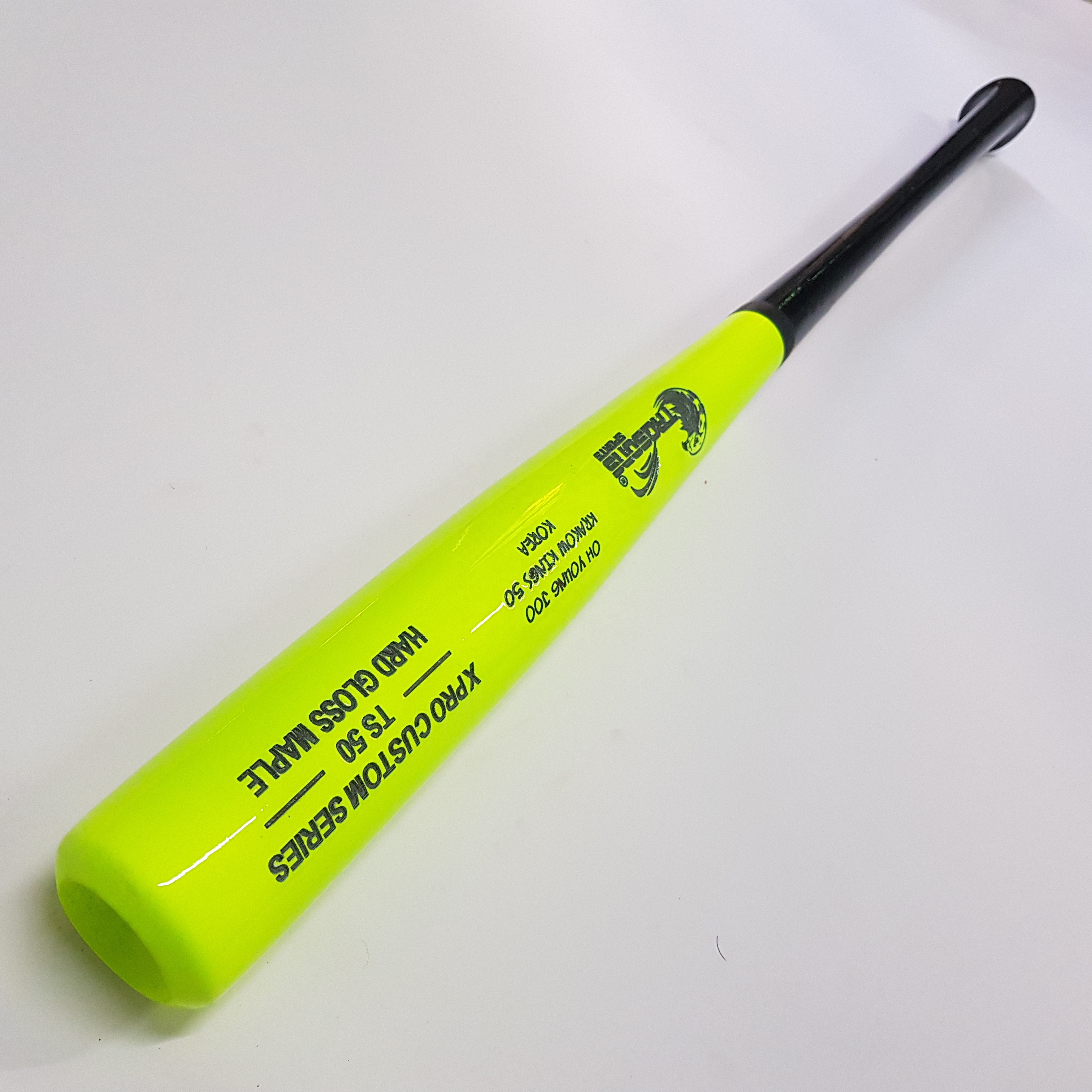 TRQSONS Hard Maple Axe Knob Custom Pro Baseball Bat