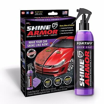 Doorstep Arrival for SHINE ARMOR Fortify Quick Coat, Ceramic Coating, Car Wax Polish Spray