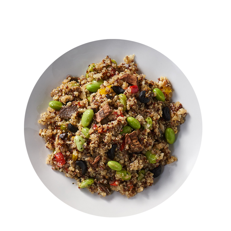 Cheap price stewed cuisine frozen fried multiple quinoa and mushroom