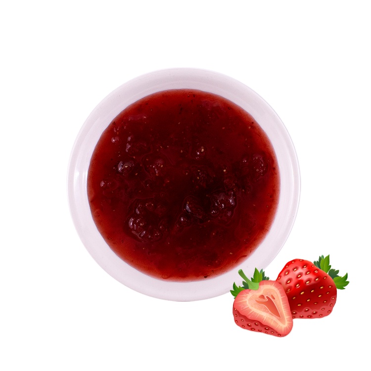 HALAL ISO HACCP поставщик компонентов Пузырькового чая с высоким содержанием фруктов для клубничного концентрата сиропа