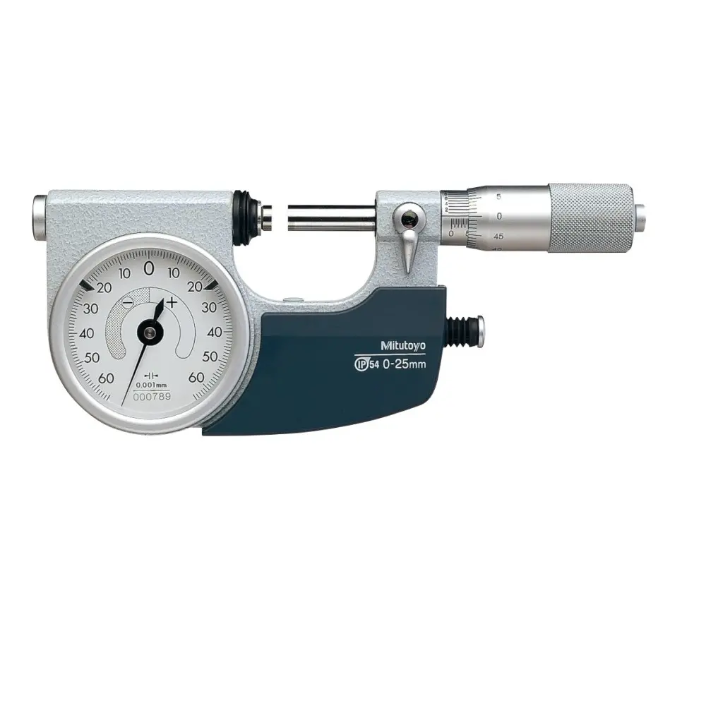 High performance Mitutoyo indicating micrometer 510-121/510-141, for low-volume manufactured parts