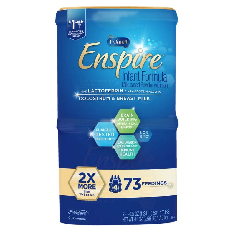 Детская смесь Enfamil, порошок на основе молока с железом 20,5 унции (2 шт. в упаковке)