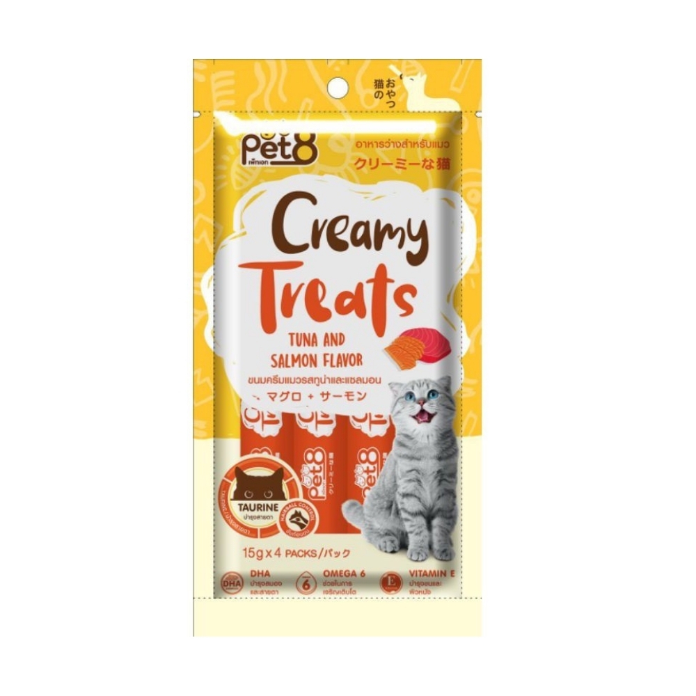 Pet8 кремовые лакомства, закуска, еда, лижущие влажные Коты, лакомства для взрослых и пожилых кошек, разные вкусы, вкусные и здоровые лакомства для кошек