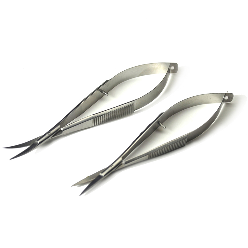 Professional Manicure Tools For Eyebrow Nose Eyelash Cuticle Curved Scissors