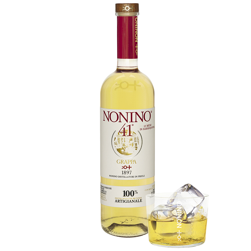Высококачественное итальянское виски OEM Grappa Nonino tradition, традиционная 41 резерва для баррикеса, 1000 мл