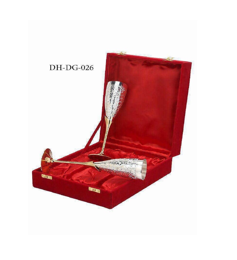Silver Plated Brass Bowl With Spoon
