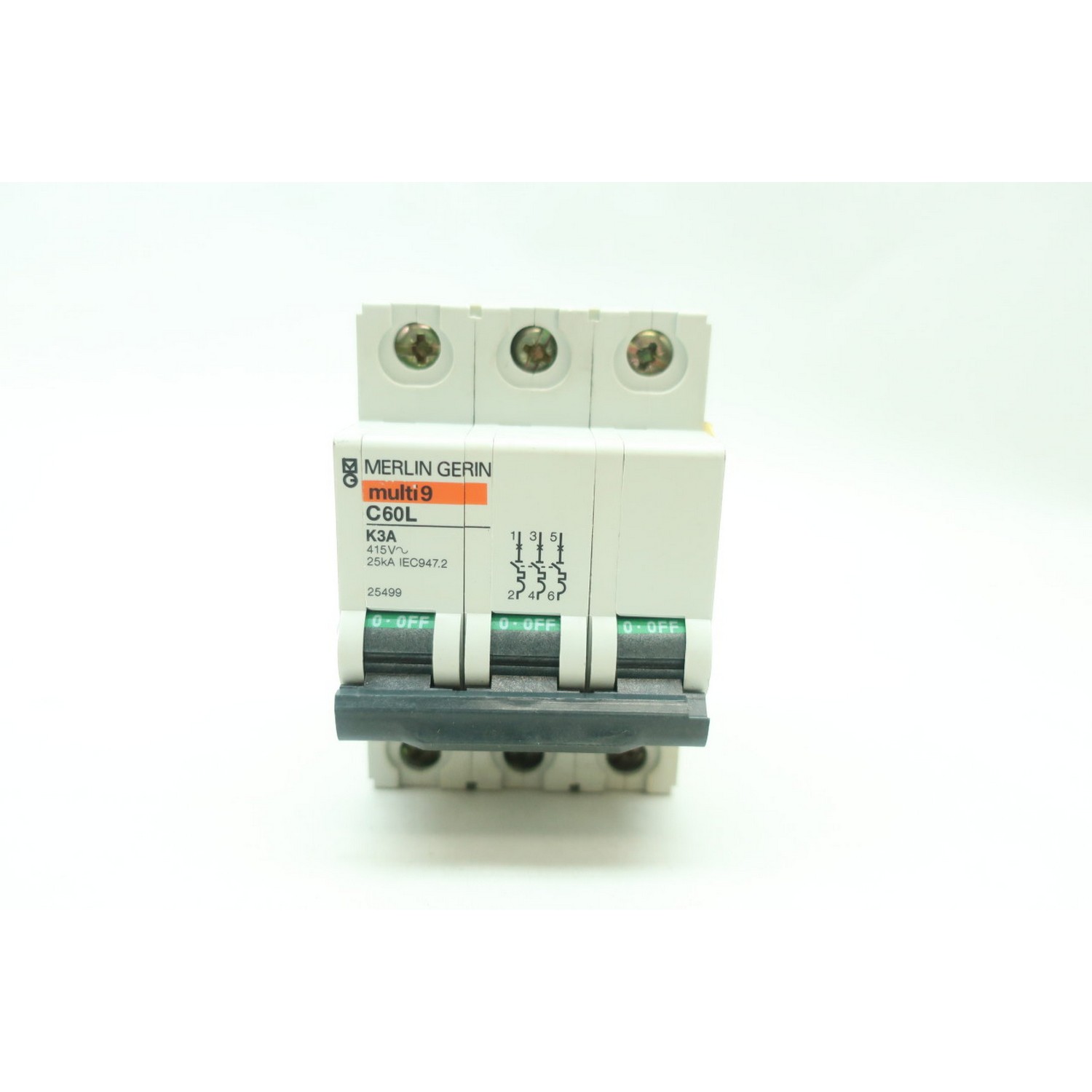 Автоматический выключатель MERLIN GERIN 25499 3P 3A AMP 415V-AC