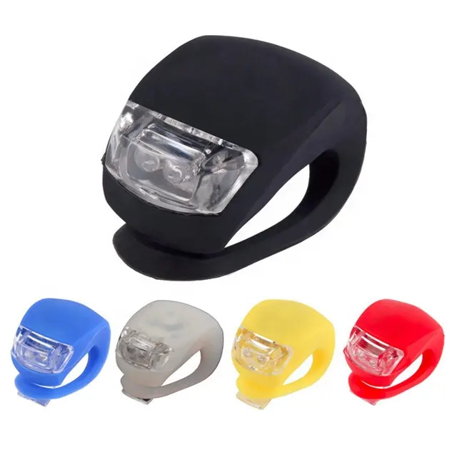 Factory Bike Accessories Silicone Rubber Led Bicycle Light Warning Light