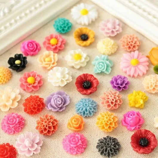 Цветные декоративные цветочные колпачки, колпачки для пальцев, колпачки для пальцев цветов, разнообразные колпачки для диких цветов, большой выбор цветочных кнопок