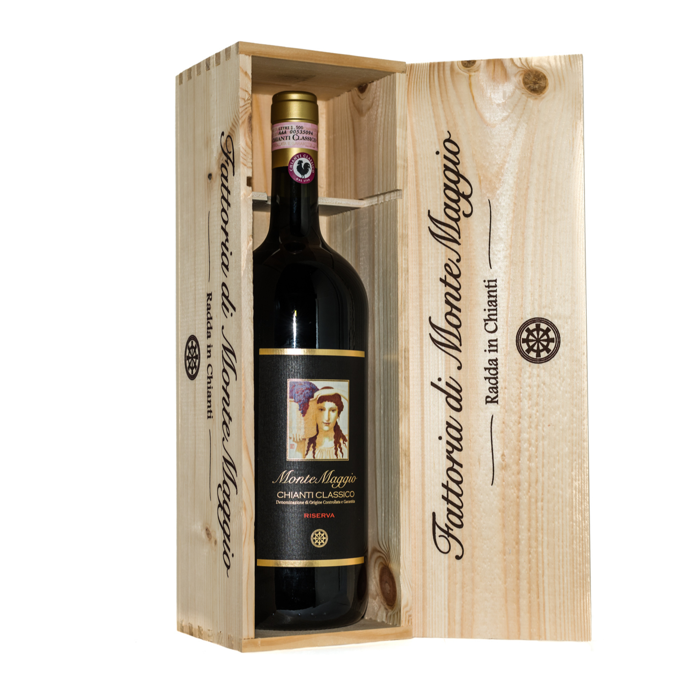 Итальянское органическое тонкое сухое красное вино Chianti Classico DOCG жемчужина монтомахэ Магнум