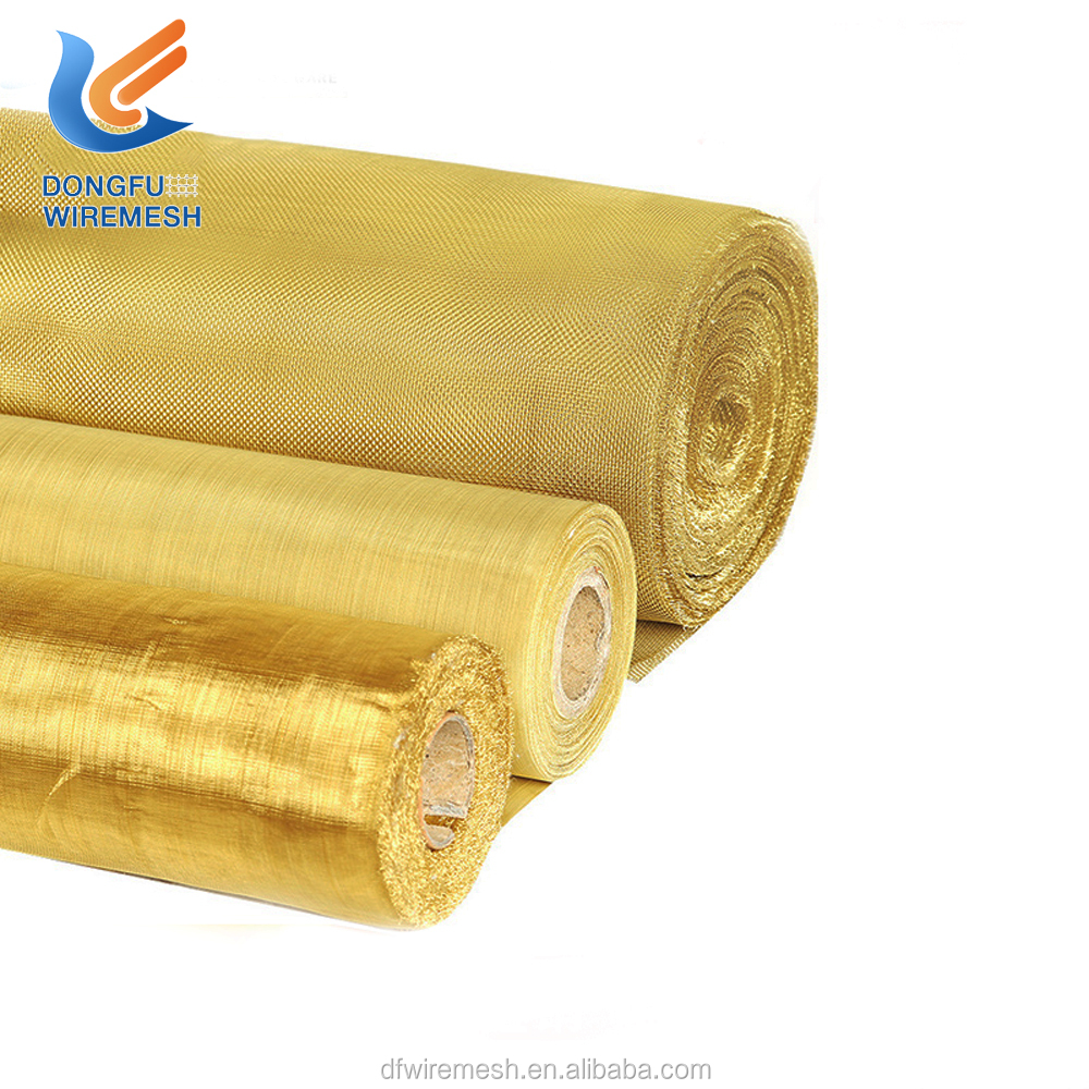 RFID Blocking Brass Wire Mesh Screen