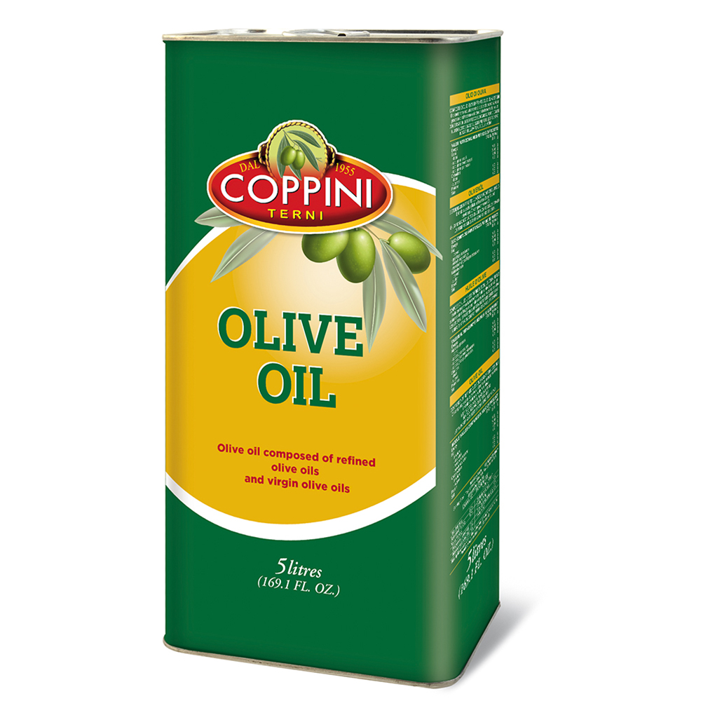 Масло di Oliva COPPINI, олово 5 л