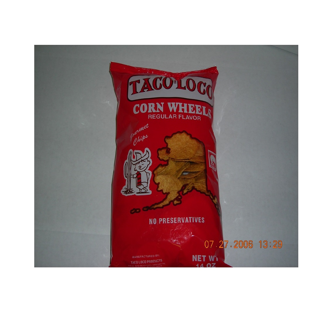 2021 New Taco Loco Round Corn Chip Wheels Model Number 7820311131