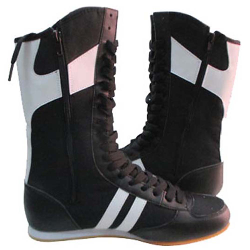 Good Quality 2021 Custom Long Style Professional Gym Kick Boxing Shoes For Wholesale