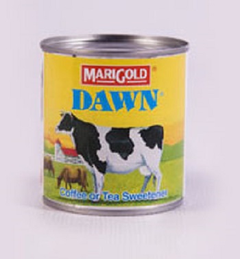 Marigold Dawn, испаримое молоко 385 г, высокое качество, срок годности 180 дней, может быть упакован из Индии