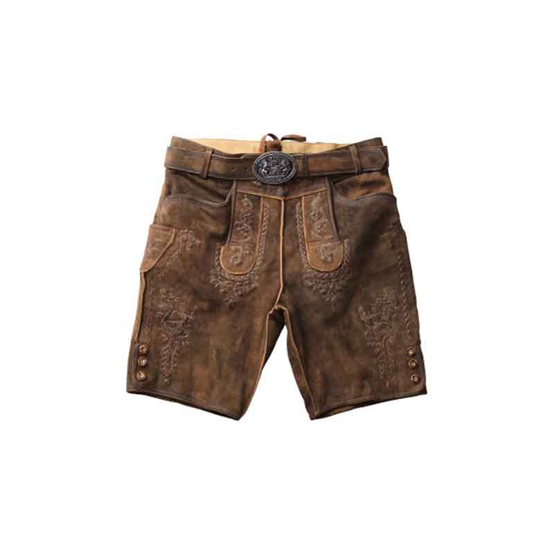Мужская Баварская одежда lederhose, короткие брюки из замши и кожи