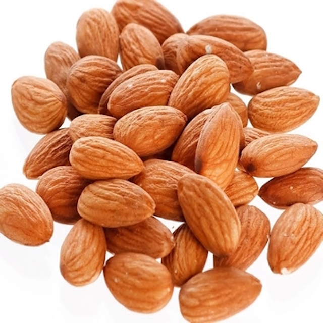 Whole Almond nuts Raw Unsalted Unpasteurized