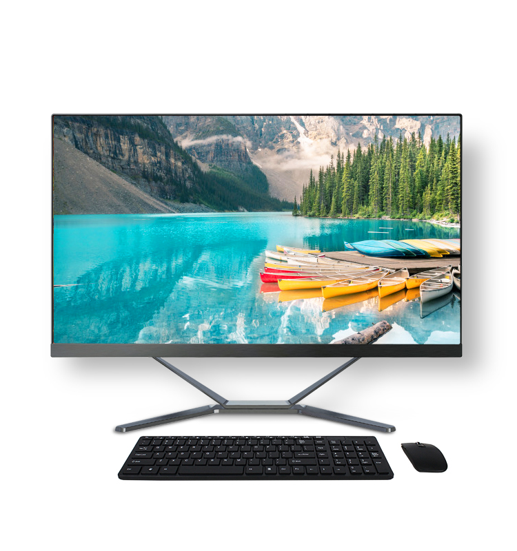 Настольный ультратонкий настольный компьютер 23,8 дюйма I7, журнальный столик Ssd, промышленный игровой пк, все в одном