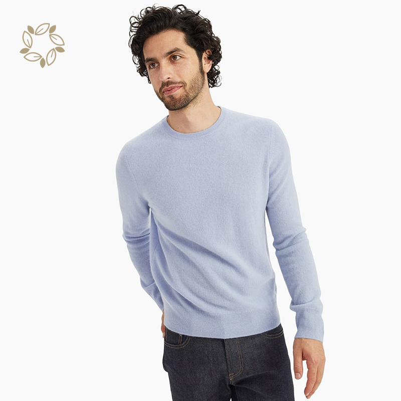 Organic Cotton Autumn Long Sleeve Sweater Sustainable Men Sweaters Eco Friendly Sweater For Men sweatsuit pull over