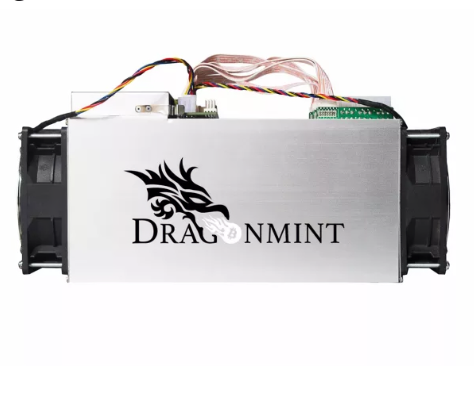 Used Quick delivery asic mining miner Halong Mining DragonMint T1 16th SHA-256 power consumption of 1480W T1 miner