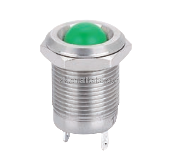 5mm 3 Color Metal LED Indicator Light With Ece 12V Signal Pilot Lamp Waterproof 20mm 22mm RGB Equipment Indicator Lights