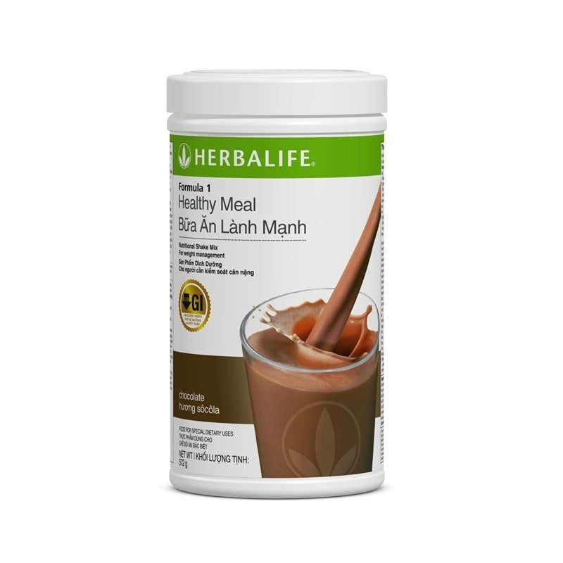 Vietnam Version Formula 1 Healthy Meal Nutritional Shake Mix: Dutch Chocolate Made in USA
