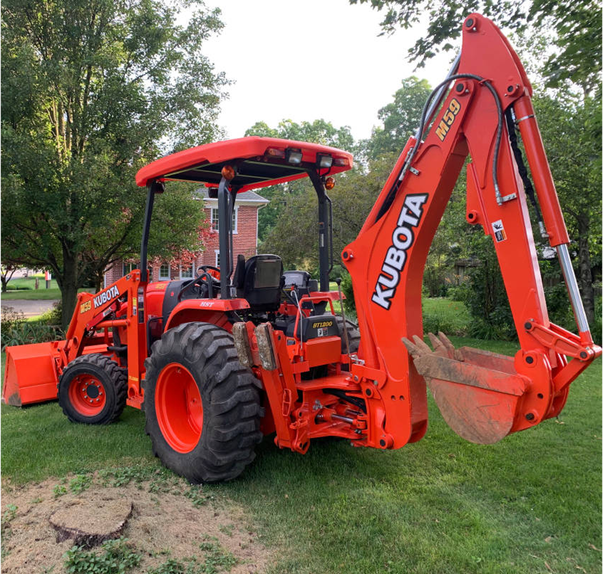 HOT SALE Used 2016 Kubota M59 Backhoe Tractor For Sale
