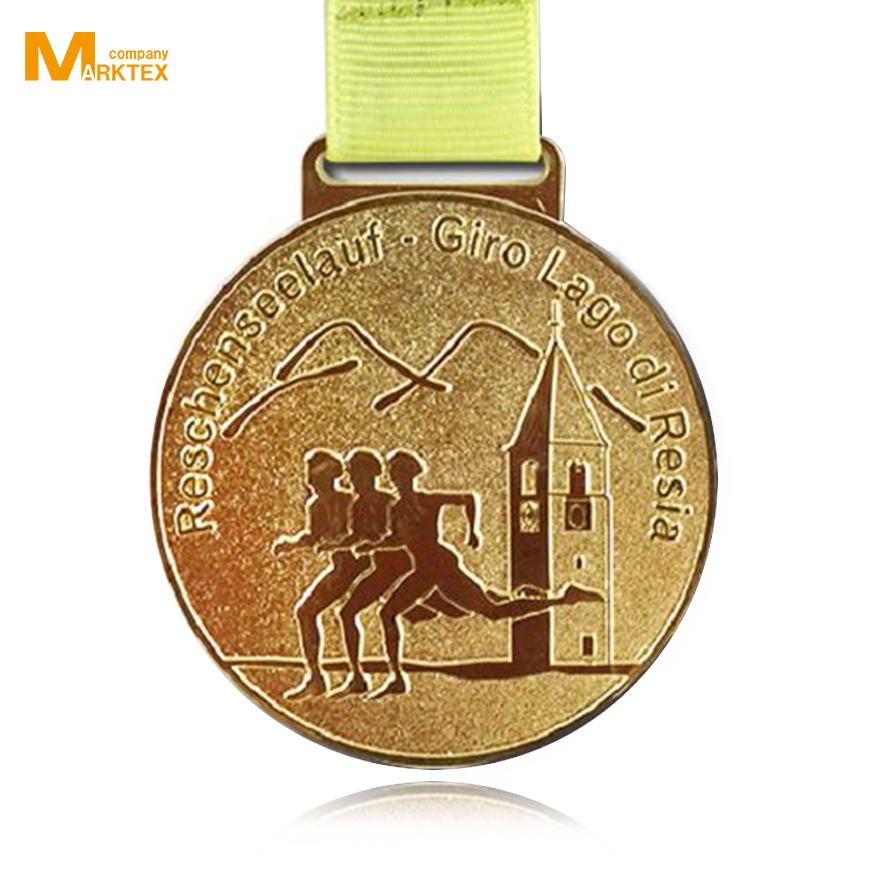 Custom metal running medal