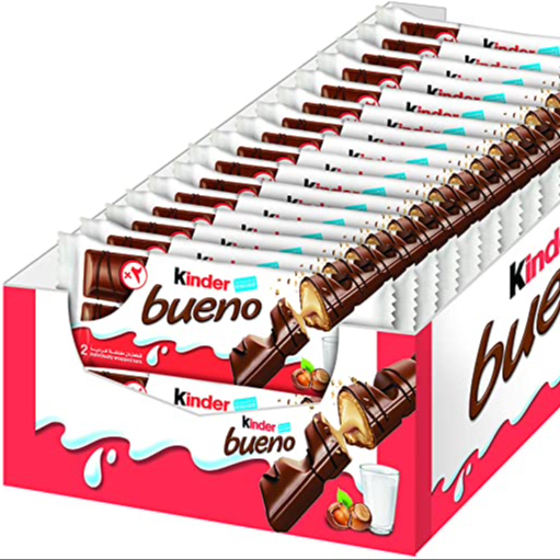100g Australia Origin Kinder Bueno Chocolate bars