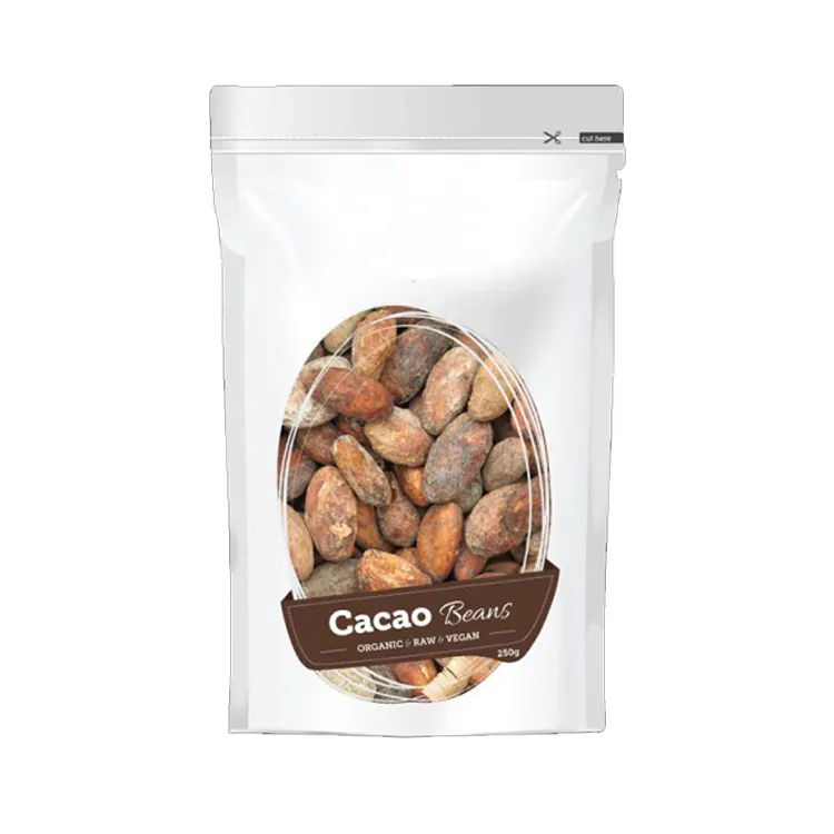 Custom Label Hot Selling High Nutrients 100% Organic Bio Cacao Beans (Criollo) Made in Germany