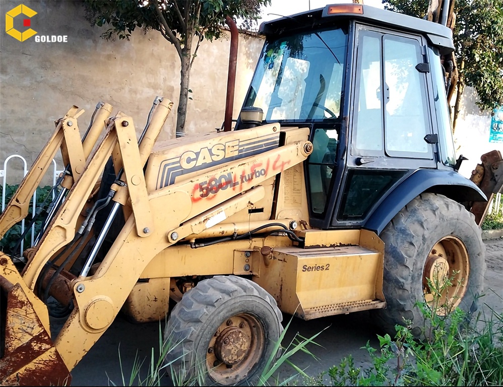 Подержанный Case 580 погрузчик экскаватор-Продажа Case 580M 580L