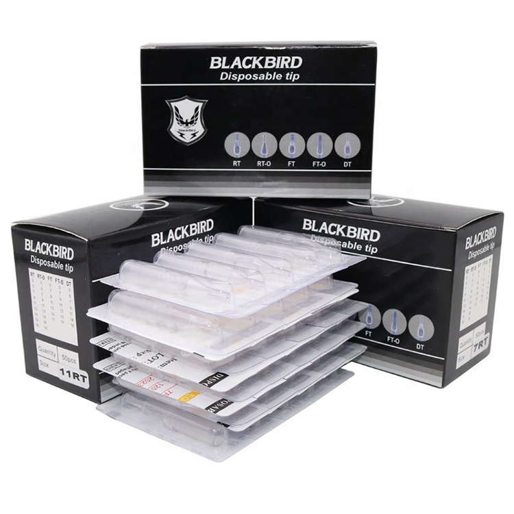 Clear Plastic 3R Tattoo Cartridges Needle Tip Clear 5R Disposable Sterilized Tattoo Tips for Tattoo Needles