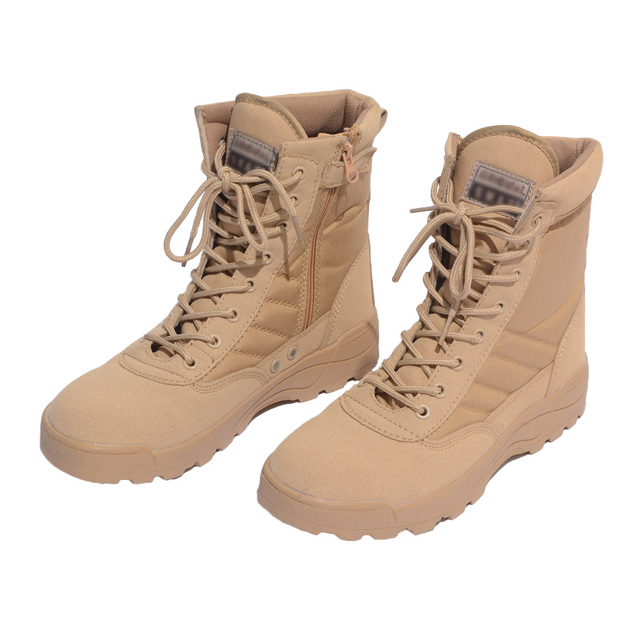 Outdoor hunting shooting accessories training non-slip wear-resistant black military tactical boots for men