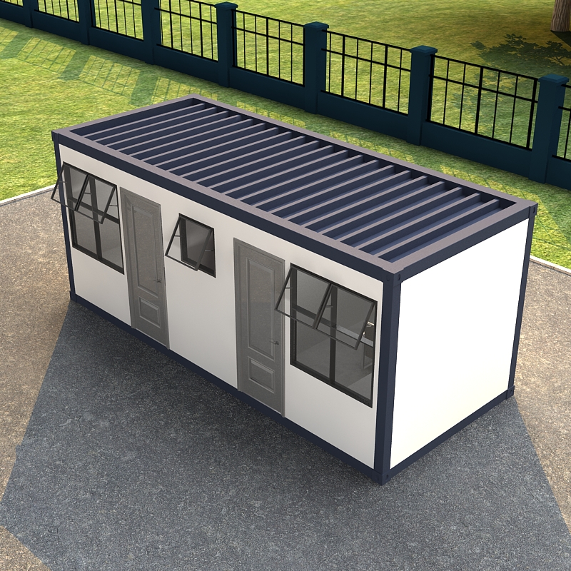 Custom design steel structure sandwich panel living house prefabricated container office building