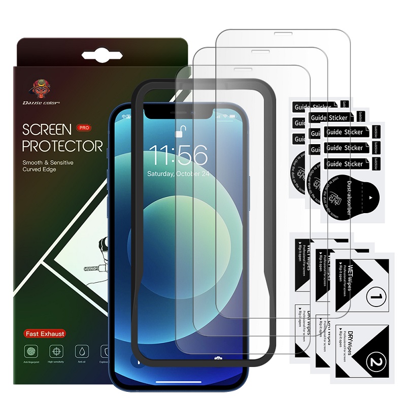 Высокое качество 0,33 мм 2.5D мобильный телефон 9H закаленное стекло для iphone 12 Pro Max