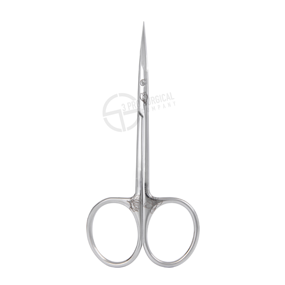 3PRO Professional Quality Cuticle Scissors for Manicure and Pedicure - Best Quality at Very Low Price