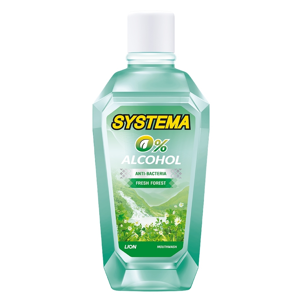 Жидкость для полоскания рта SYSTEMA, 0% спиртовая свежая формула леса