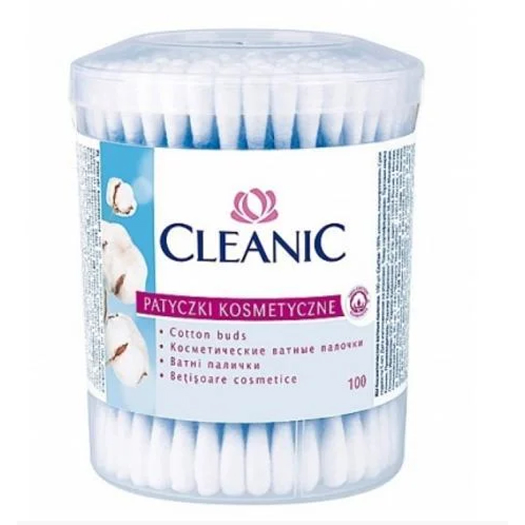 Ватные палочки «CLEANIC», упаковка из 100 шт., ватные палочки