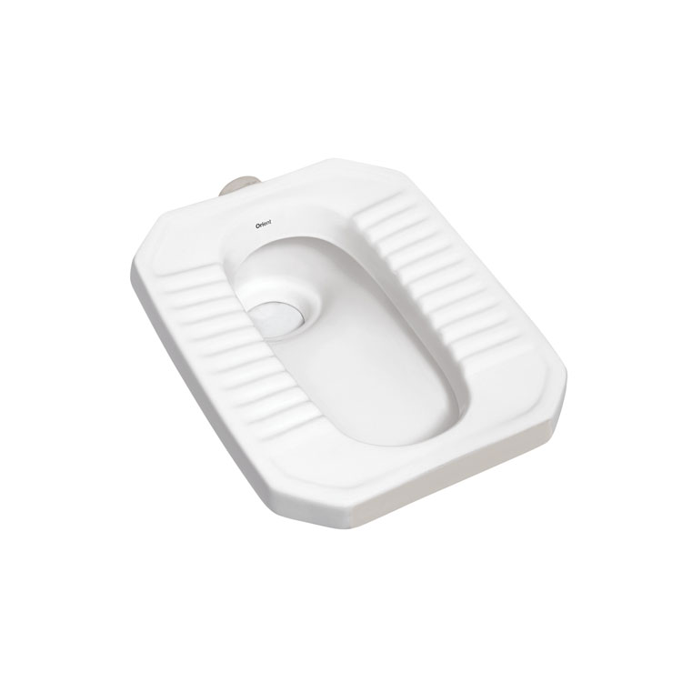 Elegant Designed Standard Quality Glossy Ceramic Squatting Pan at Best Price