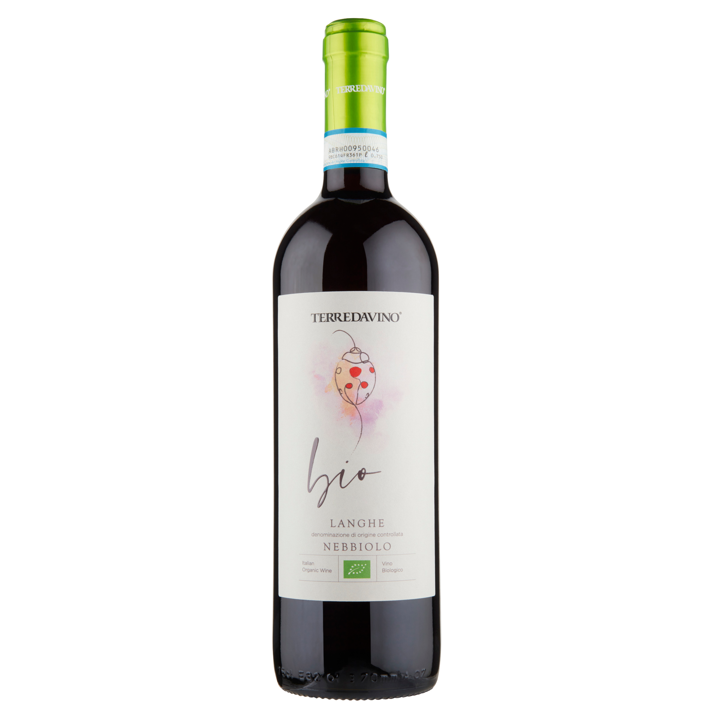 Высококачественное итальянское красное вино Langhe DOC Nebbiolo 75 cl, органический спиртовой напиток