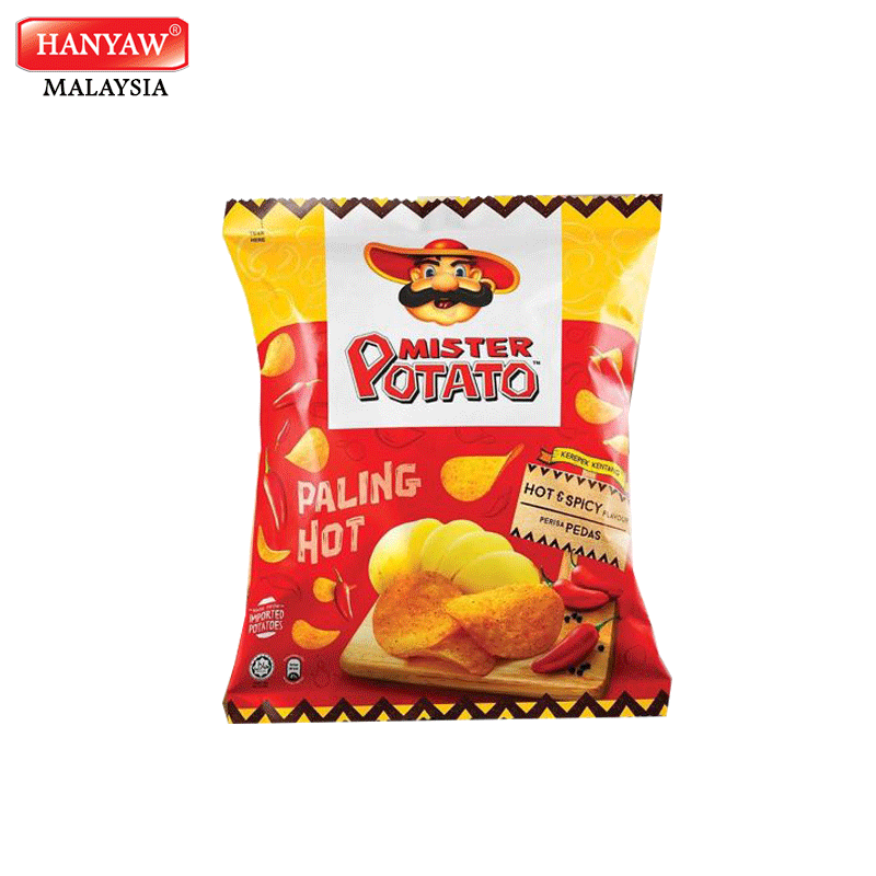 [Malaysia] Fast Shipping + Halal Certified Mister Potato Hot & Spicy Chips (6 Bag x 20 Pack x 15g / Ctn)