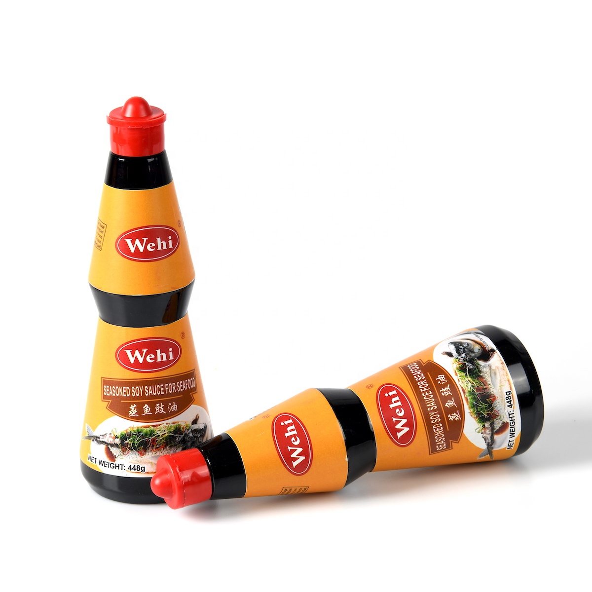 Bottle Packaging 480g*12 Halal Fish And Seafood Soy Sauce