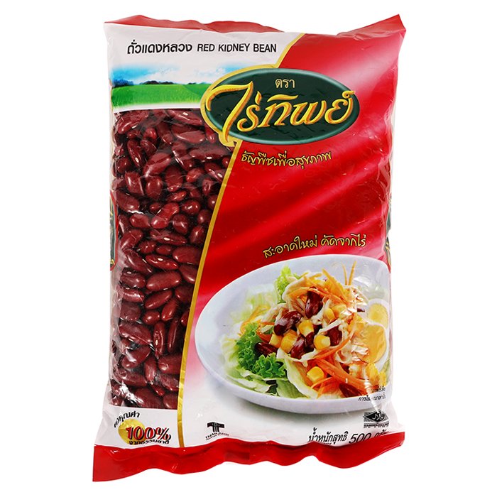 Red beans, Rai Thip brand, 500 g.*20 bag