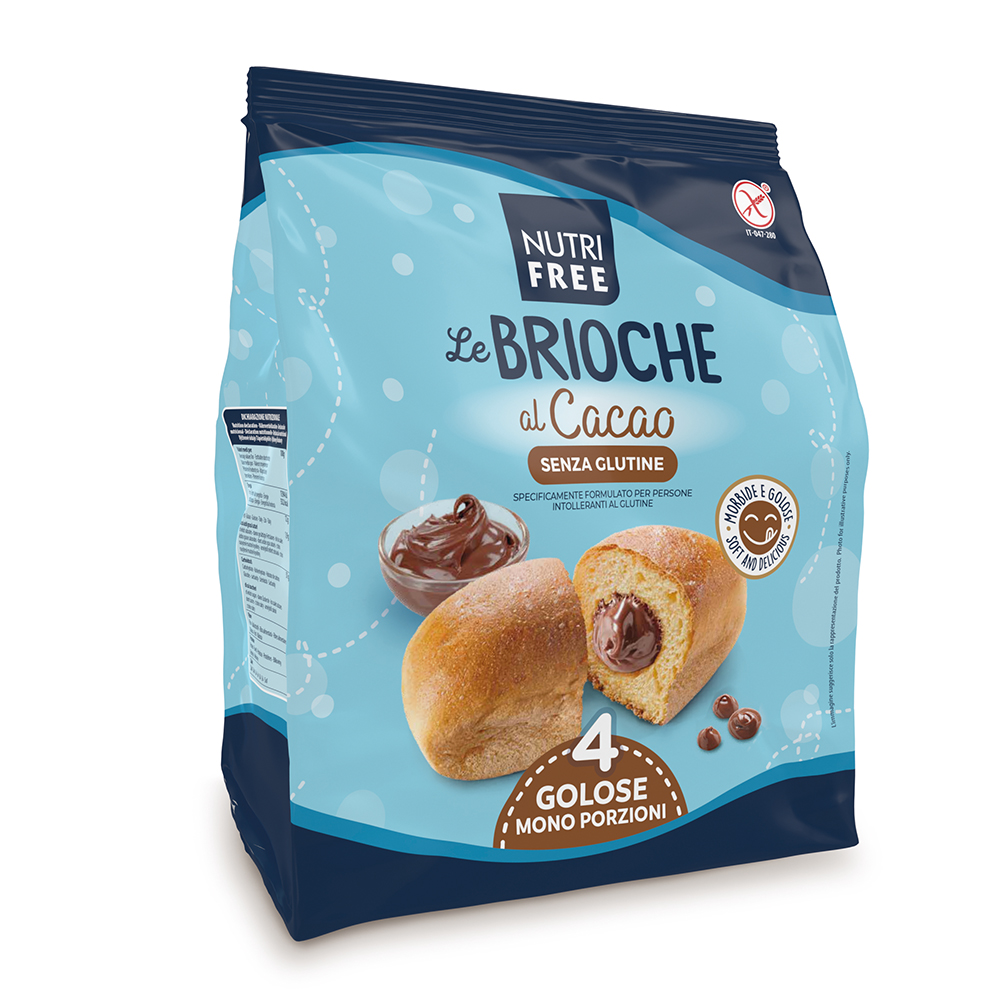 Gluten Free BRIOCHE WITH CHOCOLATE FILLING 200g (4x50g)