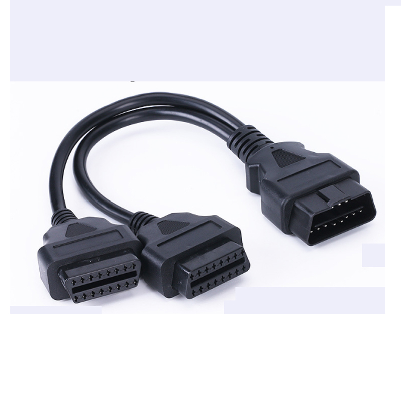 OBD2 Удлинительный кабель сплиттер 16 контактный Мужской Двойной Женский Y кабель OBD