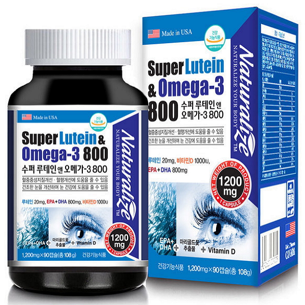 Super Lutein Omega-3 800 (1,200mg x 90ea)