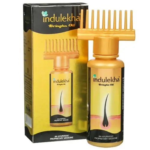 Indulekha Bringha Oil, Reduces Hair Fall, 100% Ayurvedic Oil / Ayurvedic Herbal Hair Oil