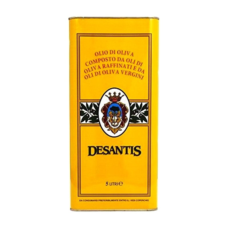 Сделано в Италия итальянские 5 LT De Santis оливковое масло сорт, бутылка для оливкого масла olio italiano